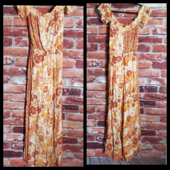 Free People Carmen Off Shoulder Jumpsuit Size XS - Picture 2 of 2